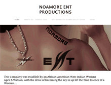 Tablet Screenshot of noamoreentproductions.com